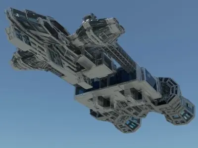 Command Space Ship 1 3D model