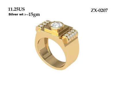Wedding Ring  3D print model 319