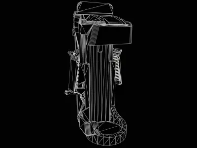 CS Trigger flashbang pouch Low-poly 3D model