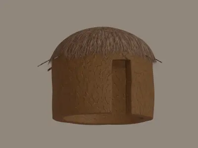 Hut model 3D model