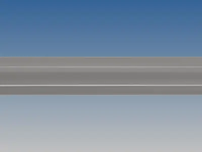 British Standard-EN13674  60E1  rail 3D model