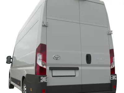 2024 Toyota Proace Max L4H3 Detailed interior 3D model