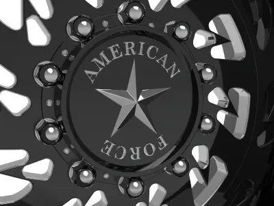 AMERICAN FORCE 6G14 SIDEWAYS SD WHEEL 3D print model