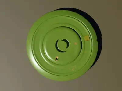 Rusty antipersonnel mine 3D model