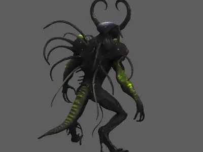 Creature 3D model 2