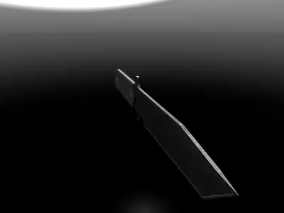 military knife Free 3D model