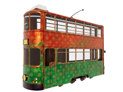 Hong Kong Tramway 3D model