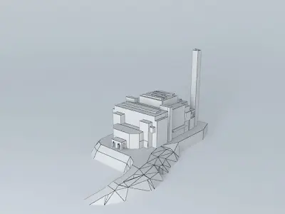 Pingtung Kanding waste incineration plants Free 3D model
