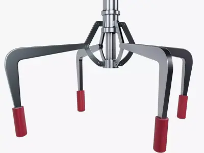 Metal Claw 18 with RIG 3D model