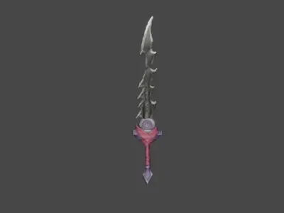Zeloeman Sword A 29 Low-poly 3D model