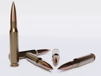 Rifle Bullet 3D model