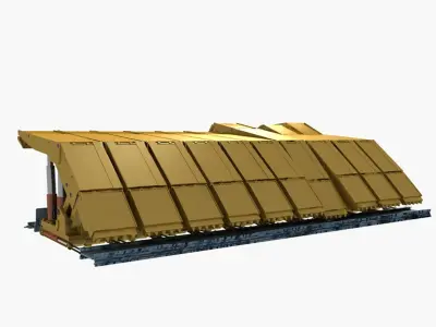  Longwall mining coal Shearer Loader RIGGED 