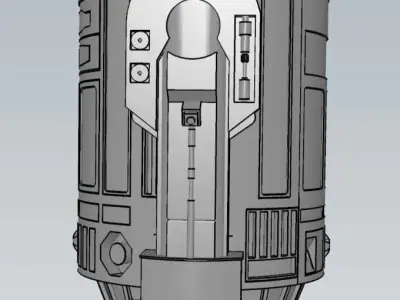 MakeIT R2-D2 Artoo-Detoo Star Wars Character Robot 3D Model  3D model