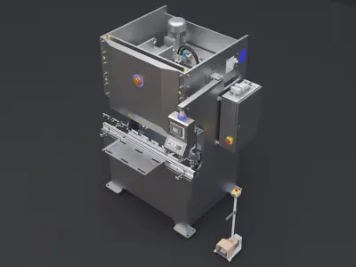 30 ton press 3D model
