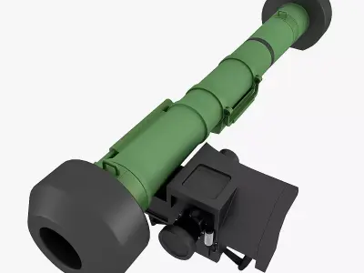 FGM 148 Javelin Missile Launcher 3D model