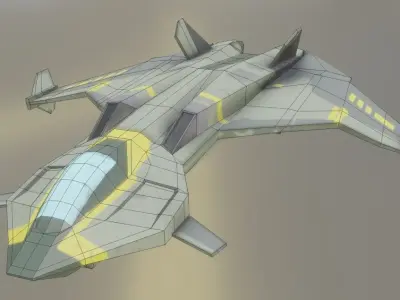 Aegis P5G Gladius Low Poly 3D print model