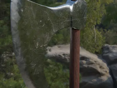 Viking Axe 3D model buy