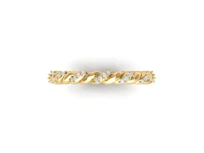 Wedding Ring Free 3D print model 2