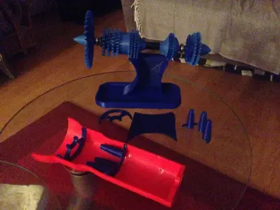 Gassturbine Model rocket launcher 3D model