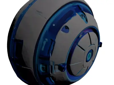 SciFi Energy Core Orb 3D model