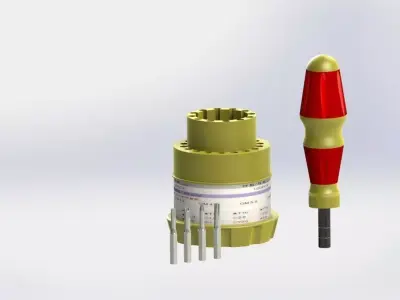 Pocket prcision screwdriver Free 3D model