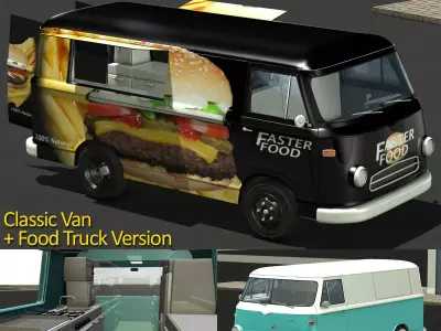 Borgward B 611 Food Truck 3D model