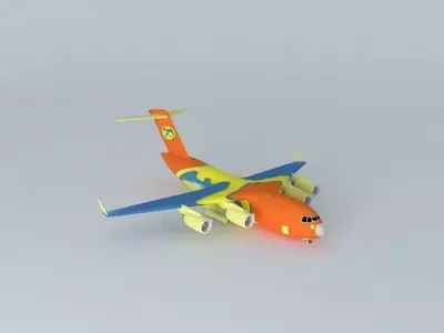 AirPlane NEG ( c17) Free 3D model