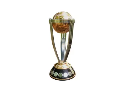ICC Cricket World Cup Trophy 3D model