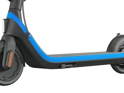 Segway Ninebot C2 PRO E Black Blue 3D model