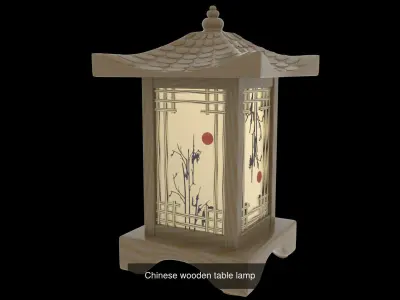 Traditional Vintage Lamps 3D Model Pack