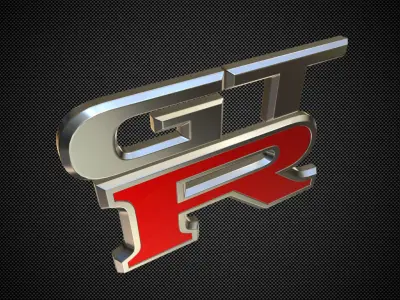 gtr logo 3D model