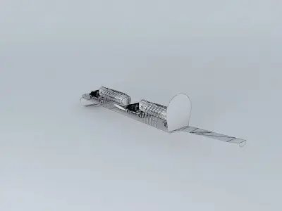 Airbus A300 BelugaInterior Free 3D model