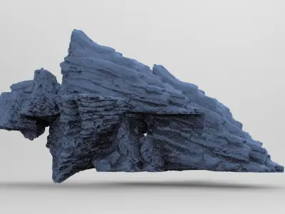 Gothic Cliffs 6 3D model