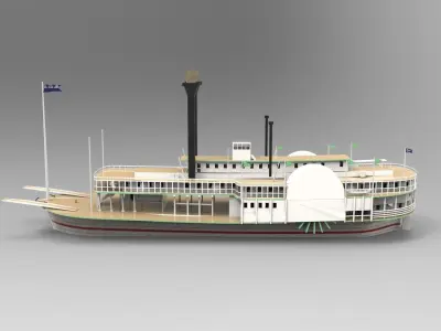 SBM Queen Ship 3D model