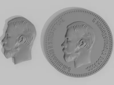 Nikolas 2 Coin 3D print model