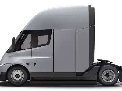 Tesla Semi Tractor 4x2 2026 3D model