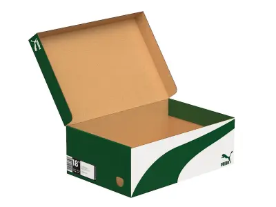 Puma Shoe Box 01 Low-poly 3D model