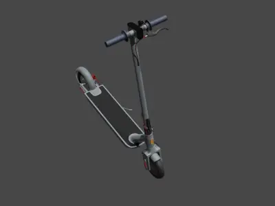 High-Quality Generic Electric Scooter 3D Model 3D model