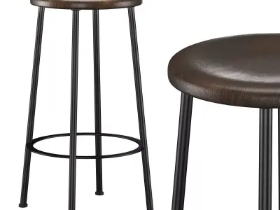 O bar stool 3D model