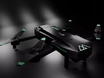 Drone quadcopter with gimbal 3D model