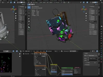 Grenade Jinx Low-poly 3D model