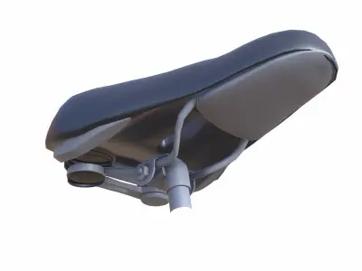 Bicycle Seat Low-poly 3D model