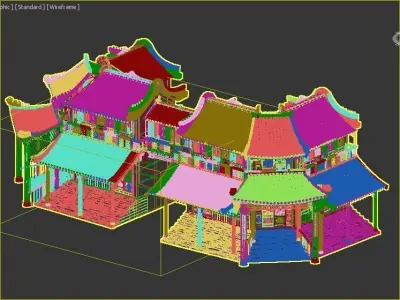 Ancient architecture  Chinese ancient architecture 3D model