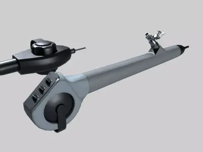 Flexible Cystoscope Low-poly 3D model