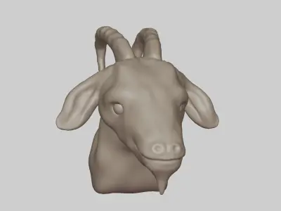 Goat Head 3D model get