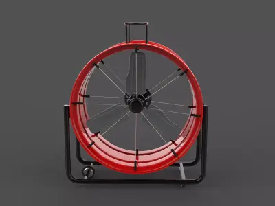 Industrial fan 3D model order