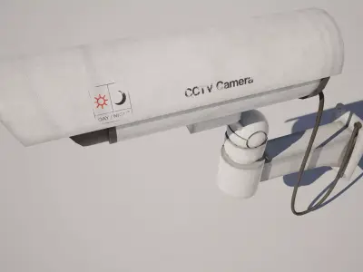  CCTV Security Camera Low-poly 3D model