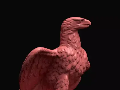Eagle Statue 3D print model
