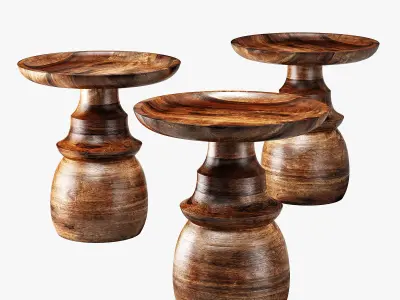 Yargici side table 3D model