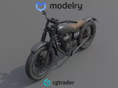 Trials Motorcycle 3D model
